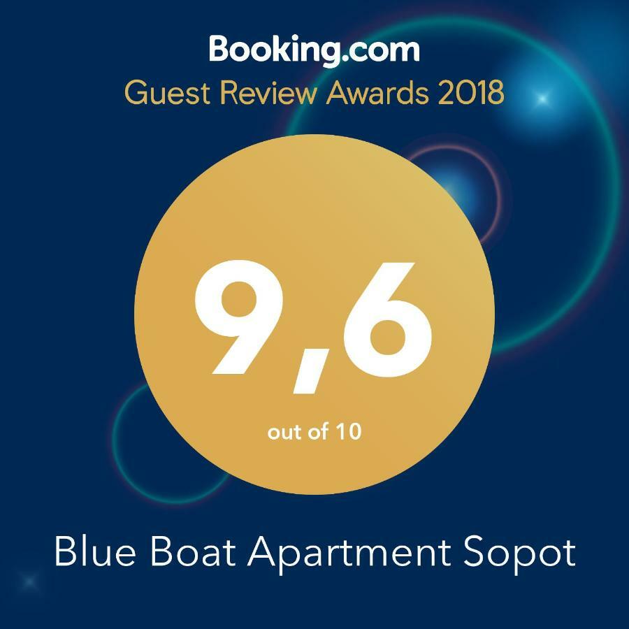 Blue Boat Apartment Sopot Kültér fotó